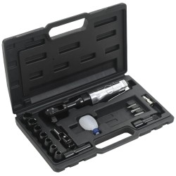 vidaXL Juego de llave de carraca neumática 1/2" 16 piezas