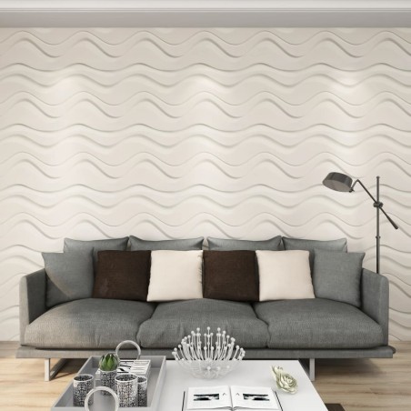 vidaXL Paneles de pared 3D 24 unidades 0,5x0,5 m 6 m²