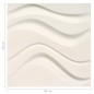 vidaXL Paneles de pared 3D 24 unidades 0,5x0,5 m 6 m² vidaXL Paneles de pared 3D 24 unidades 0,5x0,5 m 6 m²
