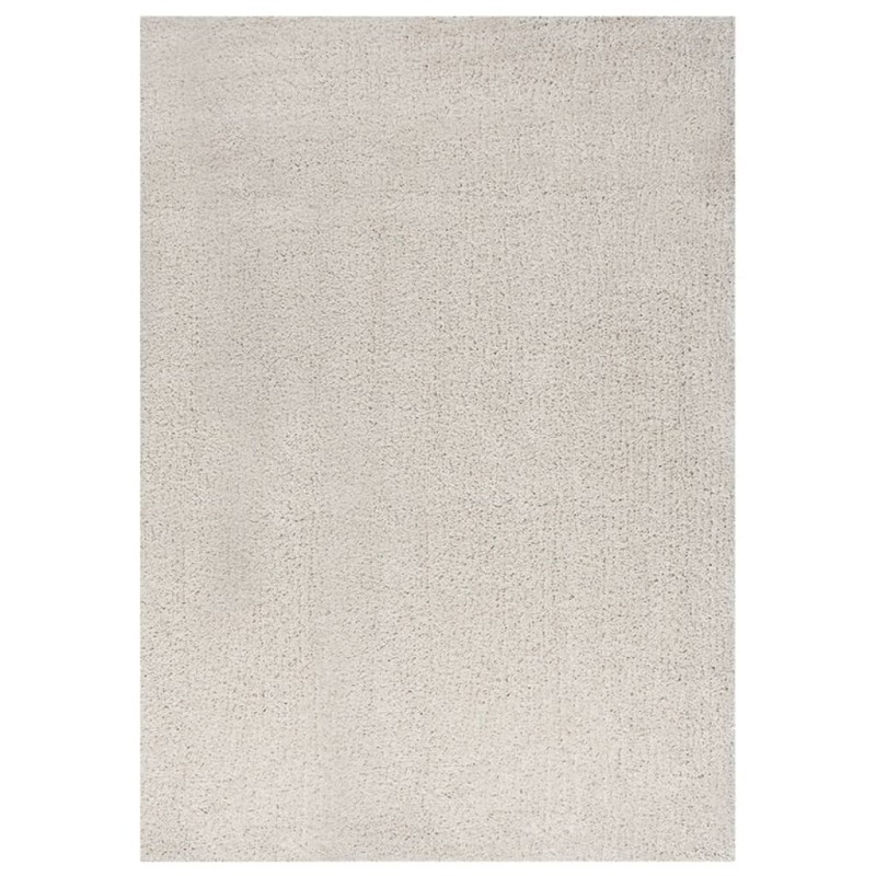 vidaXL Alfombra de pelo largo color crema 120x170 cm vidaXL Alfombra de pelo largo color crema 120x170 cm
