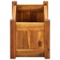 vidaXL Arriate de madera de acacia 50x25x25 cm vidaXL Arriate de madera de acacia 50x25x25 cm