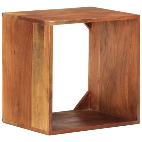 vidaXL Estante de pared madera maciza de acacia 40x30x40 cm