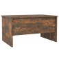 vidaXL Mesa de centro madera contrachapada roble ahumado 80x50x42,5 cm vidaXL Mesa de centro madera contrachapada roble ahumado 80x50x42,5 cm