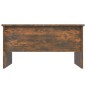 vidaXL Mesa de centro madera contrachapada roble ahumado 80x50x42,5 cm vidaXL Mesa de centro madera contrachapada roble ahumado 80x50x42,5 cm