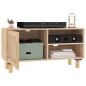 vidaXL Mueble para TV madera maciza pino y ratán natural 80x30x40 cm vidaXL Mueble para TV madera maciza pino y ratán natural 80x30x40 cm