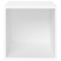 vidaXL Muebles para TV 2 uds madera contrachapada blanco 37x35x37 cm