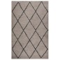 vidaXL Alfombra de pelo largo beige y gris antracita 200x290 cm