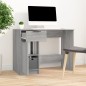 vidaXL Escritorio de madera contrachapada gris Sonoma 100x50x75 cm vidaXL Escritorio de madera contrachapada gris Sonoma 100x50x75 cm