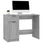 vidaXL Escritorio de madera contrachapada gris Sonoma 100x50x75 cm vidaXL Escritorio de madera contrachapada gris Sonoma 100x50x75 cm