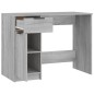 vidaXL Escritorio de madera contrachapada gris Sonoma 100x50x75 cm vidaXL Escritorio de madera contrachapada gris Sonoma 100x50x75 cm