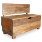 vidaXL Banco de madera maciza reciclada 86x40x60 cm vidaXL Banco de madera maciza reciclada 86x40x60 cm