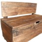 vidaXL Banco de madera maciza reciclada 86x40x60 cm vidaXL Banco de madera maciza reciclada 86x40x60 cm