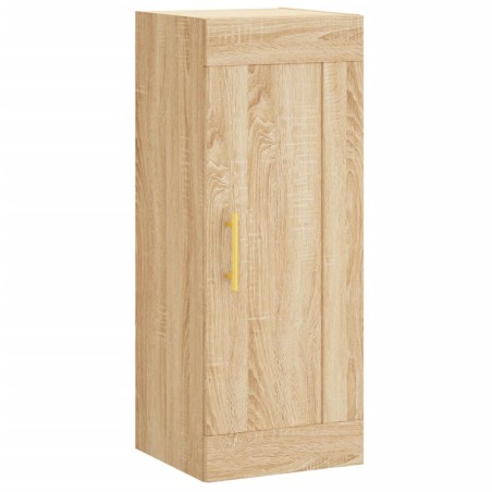 vidaXL Armario de pared madera ingeniería roble Sonoma 34,5x34x90 cm