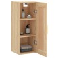 vidaXL Armario de pared madera ingeniería roble Sonoma 34,5x34x90 cm vidaXL Armario de pared madera ingeniería roble Sonoma 34,5x34x90 cm