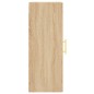 vidaXL Armario de pared madera ingeniería roble Sonoma 34,5x34x90 cm vidaXL Armario de pared madera ingeniería roble Sonoma 34,5x34x90 cm