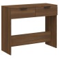 vidaXL Mesa consola madera contrachapada marrón roble 90x36x75 cm vidaXL Mesa consola madera contrachapada marrón roble 90x36x75 cm
