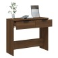 vidaXL Mesa consola madera contrachapada marrón roble 90x36x75 cm vidaXL Mesa consola madera contrachapada marrón roble 90x36x75 cm