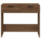 vidaXL Mesa consola madera contrachapada marrón roble 90x36x75 cm vidaXL Mesa consola madera contrachapada marrón roble 90x36x75 cm