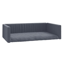 vidaXL Cama de maletero de coche para perros aspecto de lino 110x70 cm