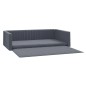 vidaXL Cama de maletero de coche para perros aspecto de lino 110x70 cm vidaXL Cama de maletero de coche para perros aspecto de lino 110x70 cm