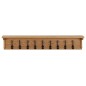 vidaXL Perchero de madera maciza de roble 90x16x16 cm vidaXL Perchero de madera maciza de roble 90x16x16 cm