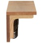 vidaXL Perchero de madera maciza de roble 90x16x16 cm vidaXL Perchero de madera maciza de roble 90x16x16 cm