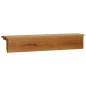 vidaXL Perchero de madera maciza de roble 90x16x16 cm vidaXL Perchero de madera maciza de roble 90x16x16 cm