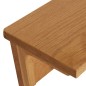 vidaXL Perchero de madera maciza de roble 90x16x16 cm vidaXL Perchero de madera maciza de roble 90x16x16 cm