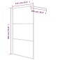vidaXL Mampara de ducha vidrio ESG transparente blanco 115x195 cm vidaXL Mampara de ducha vidrio ESG transparente blanco 115x195 cm