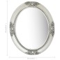 vidaXL Espejo de pared estilo barroco plateado 50x60 cm vidaXL Espejo de pared estilo barroco plateado 50x60 cm