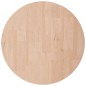 vidaXL Superficie de mesa redonda madera de roble sin tratar Ø50x2,5cm vidaXL Superficie de mesa redonda madera de roble sin tratar Ø50x2,5cm