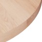 vidaXL Superficie de mesa redonda madera de roble sin tratar Ø50x2,5cm vidaXL Superficie de mesa redonda madera de roble sin tratar Ø50x2,5cm
