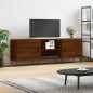 vidaXL Mueble de TV madera de ingeniería roble marrón 150x30x50 cm