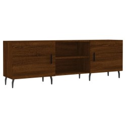 vidaXL Mueble de TV madera de ingeniería roble marrón 150x30x50 cm