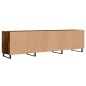 vidaXL Mueble de TV madera contrachapada roble ahumado 150x30x44,5 cm