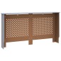 vidaXL Cubierta para radiador MDF gris antracita 152x19x81,5 cm vidaXL Cubierta para radiador MDF gris antracita 152x19x81,5 cm