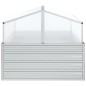 vidaXL Arriate con invernadero plateado 100x100x85 cm vidaXL Arriate con invernadero plateado 100x100x85 cm