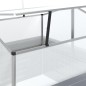 vidaXL Arriate con invernadero plateado 100x100x85 cm vidaXL Arriate con invernadero plateado 100x100x85 cm