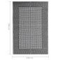 vidaXL Alfombra de exterior PP negra 140x200 cm vidaXL Alfombra de exterior PP negra 140x200 cm