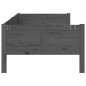 vidaXL Sofá cama madera maciza de pino gris 80x200 cm vidaXL Sofá cama madera maciza de pino gris 80x200 cm