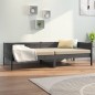vidaXL Sofá cama madera maciza de pino gris 80x200 cm vidaXL Sofá cama madera maciza de pino gris 80x200 cm