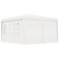vidaXL Carpa profesional para fiestas con paredes blanco 90 g/m² 4x4 m vidaXL Carpa profesional para fiestas con paredes blanco 90 g/m² 4x4 m