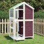 vidaXL Casita para pájaros madera maciza pino color moca 97x81x152 cm vidaXL Casita para pájaros madera maciza pino color moca 97x81x152 cm