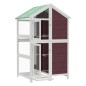 vidaXL Casita para pájaros madera maciza pino color moca 97x81x152 cm vidaXL Casita para pájaros madera maciza pino color moca 97x81x152 cm