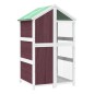 vidaXL Casita para pájaros madera maciza pino color moca 97x81x152 cm vidaXL Casita para pájaros madera maciza pino color moca 97x81x152 cm