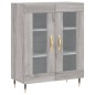 vidaXL Aparador alto madera contrachapada gris sonoma 69,5x34x180 cm vidaXL Aparador alto madera contrachapada gris sonoma 69,5x34x180 cm