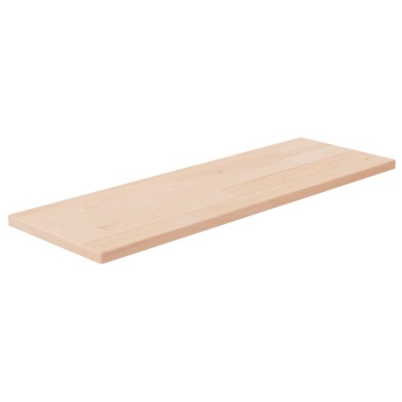 vidaXL Tabla de estantería madera maciza roble sin tratar 60x20x1,5 cm