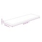 vidaXL Tabla de estantería madera maciza roble sin tratar 60x20x1,5 cm