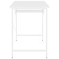 vidaXL Escritorio para ordenador de MDF y metal blanco 105x55x72 cm vidaXL Escritorio para ordenador de MDF y metal blanco 105x55x72 cm