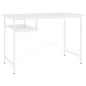 vidaXL Escritorio para ordenador de MDF y metal blanco 105x55x72 cm vidaXL Escritorio para ordenador de MDF y metal blanco 105x55x72 cm